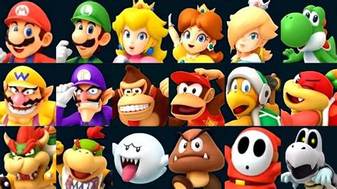 personajes mario party|super mario party names.